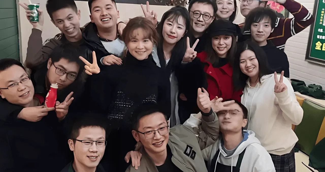 AHAX team gathering for a group photograph